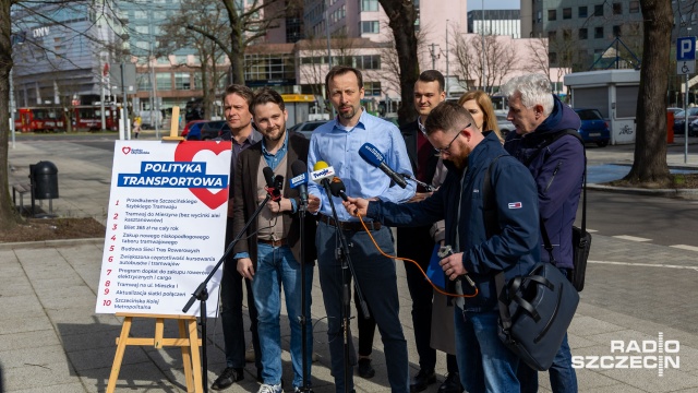 Szczecin musi stać się miastem bez korków i bez nadmiernego ruchu samochodowego - uważają kandydaci na radnych z ramienia Koalicji Obywatelskiej.